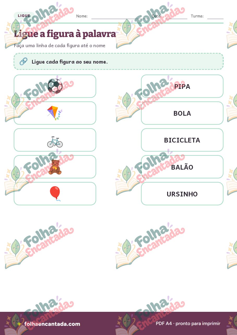 Prévia da página 3 de Dia das Crianças: Atividades de Vocabulário e Brincadeiras