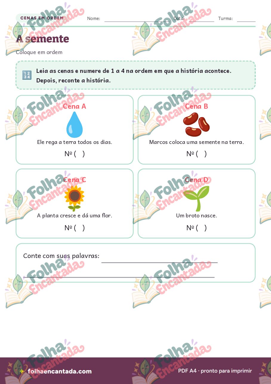 Prévia da página 2 de Cenas em Ordem: Histórias para Reordenar