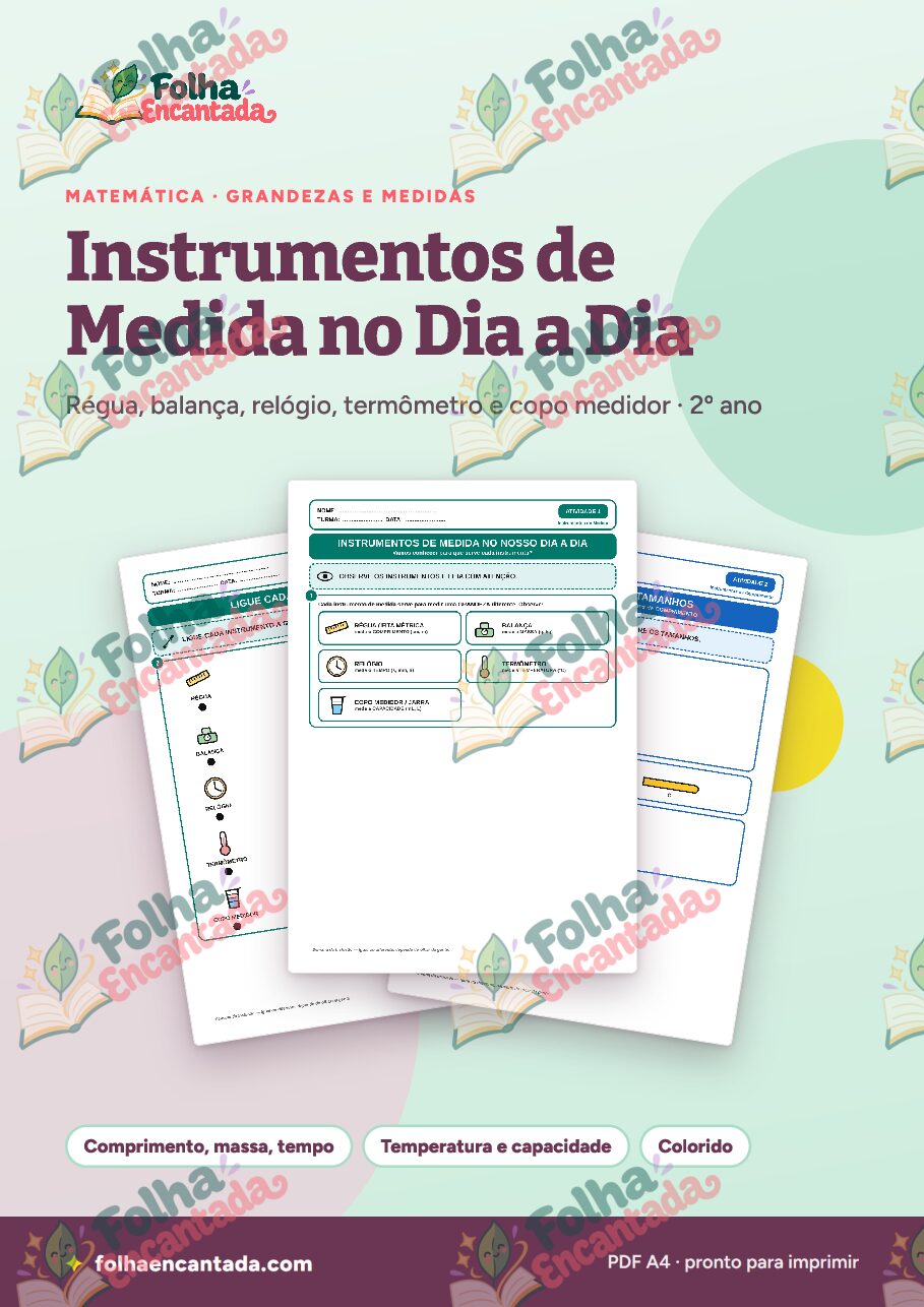 Prévia da página 1 de Instrumentos de Medida no Dia a Dia para o 2º Ano