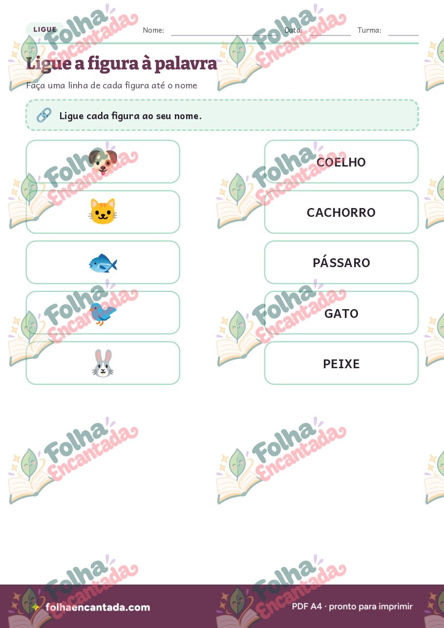 Prévia da página 3 de Dia dos Animais: Atividades de Vocabulário