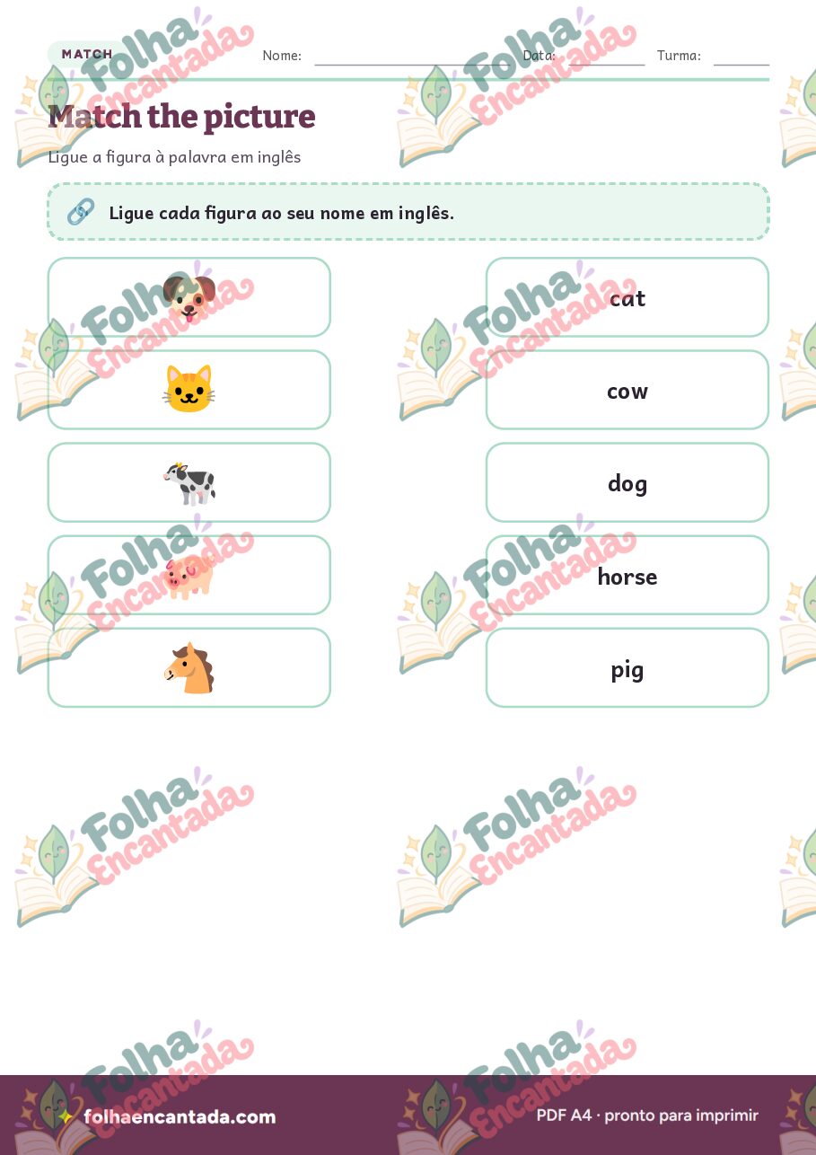 Prévia da página 3 de Inglês para Crianças: Animais de Estimação