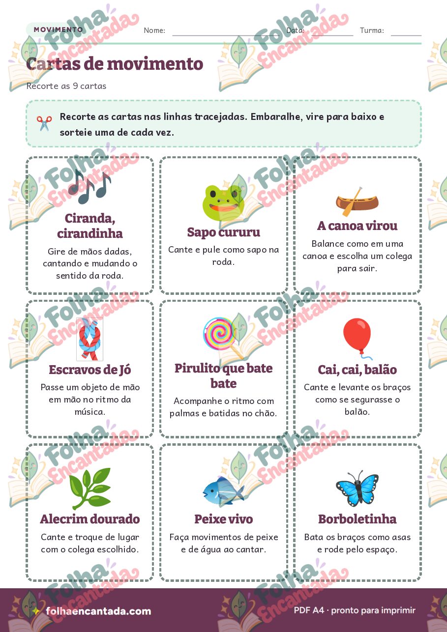 Prévia da página 3 de Brincadeiras Cantadas e Rodas
