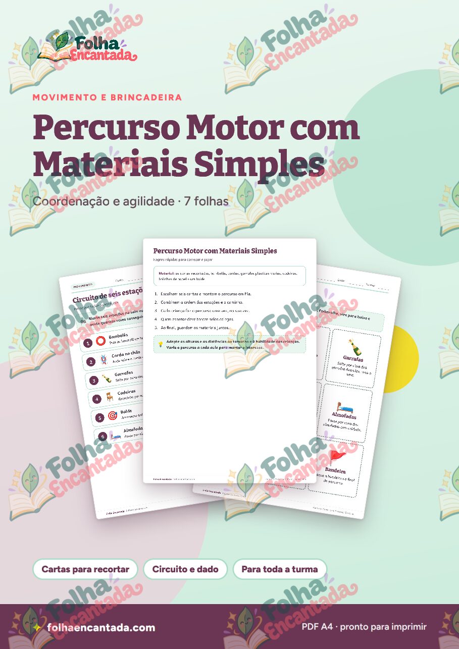 Prévia da página 1 de Percurso Motor com Materiais Simples