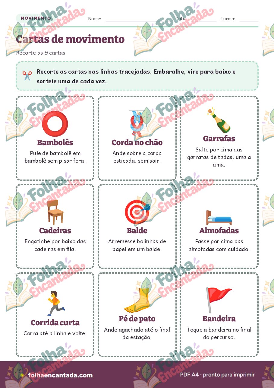 Prévia da página 3 de Percurso Motor com Materiais Simples
