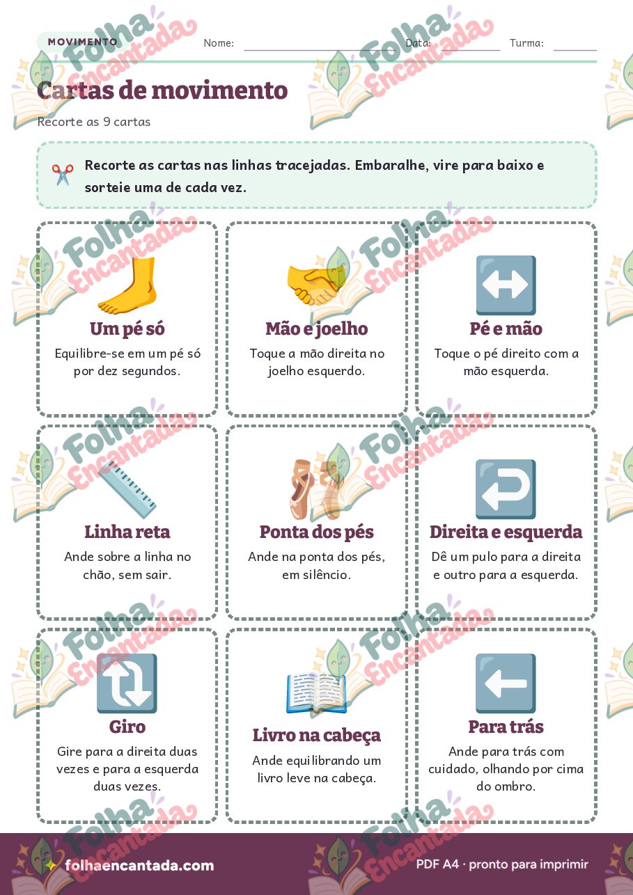 Prévia da página 3 de Equilíbrio e Lateralidade em Jogo