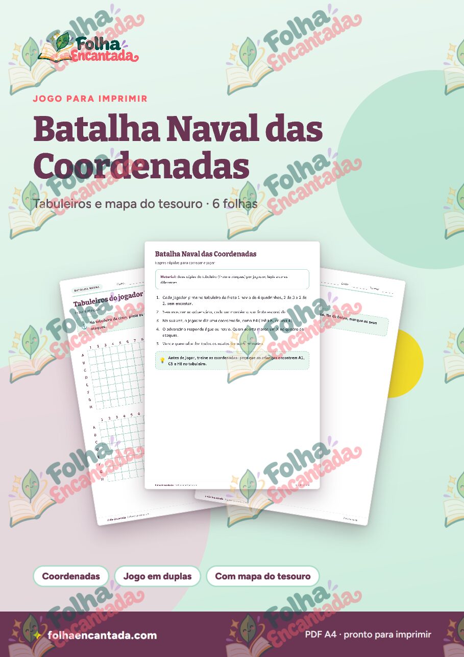 Prévia da página 1 de Batalha Naval das Coordenadas