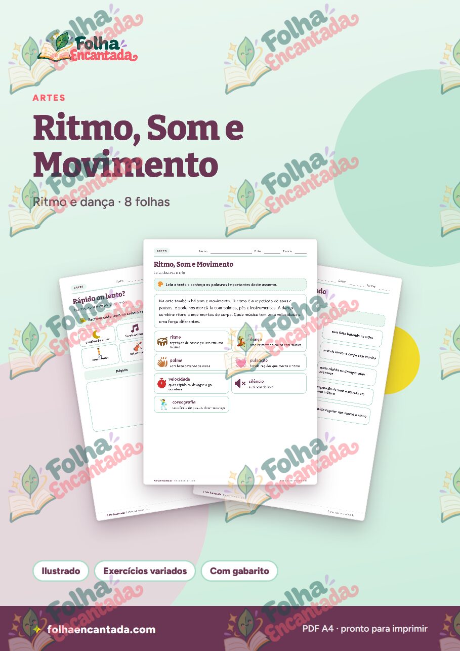 Prévia da página 1 de Ritmo, Som e Movimento