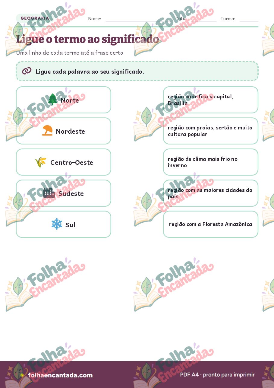 Prévia da página 3 de As Cinco Regiões do Brasil