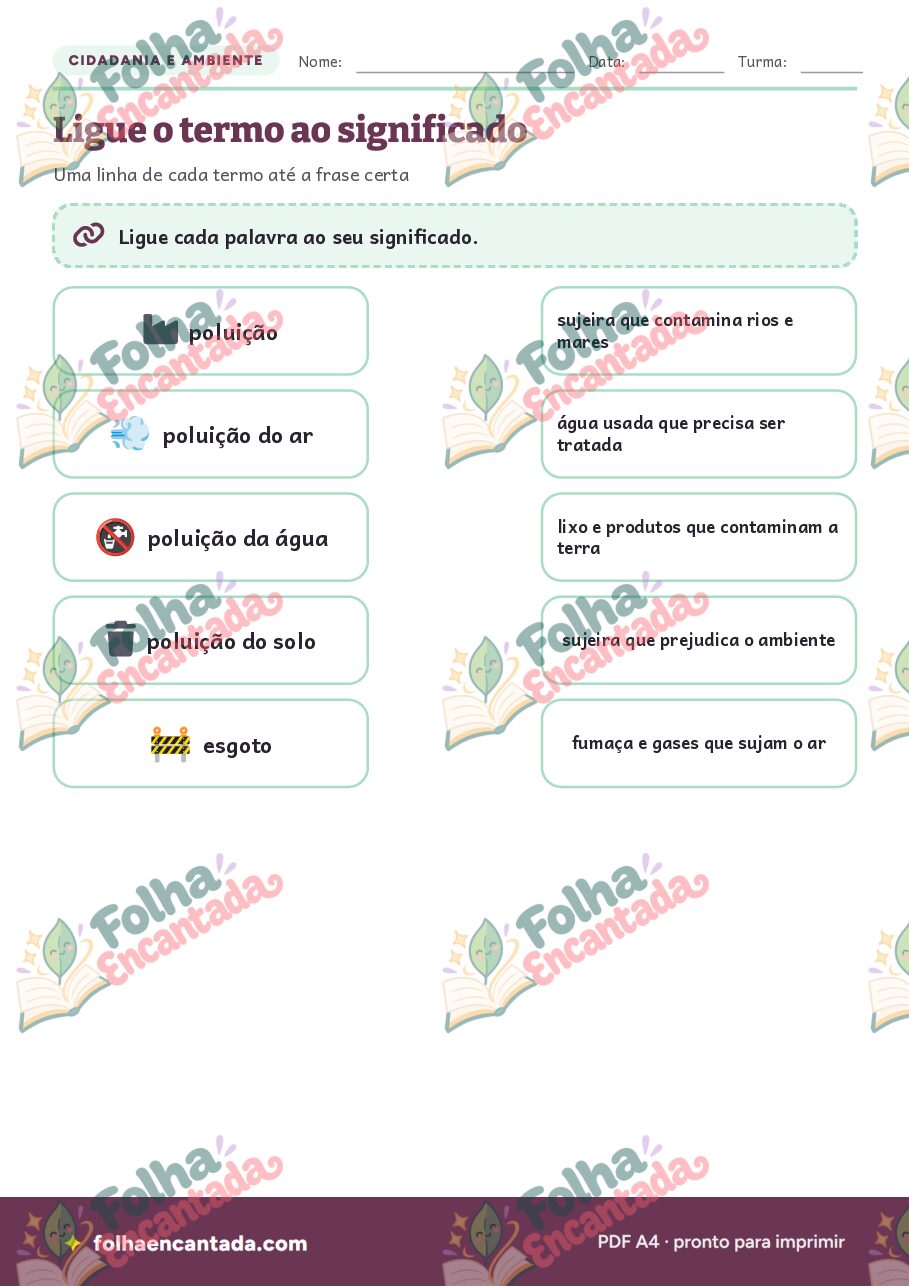 Prévia da página 3 de Poluição do Ar, da Água e do Solo