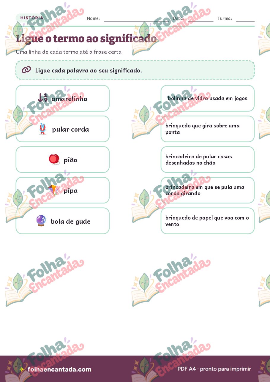 Prévia da página 3 de Brincadeiras de Ontem e de Hoje