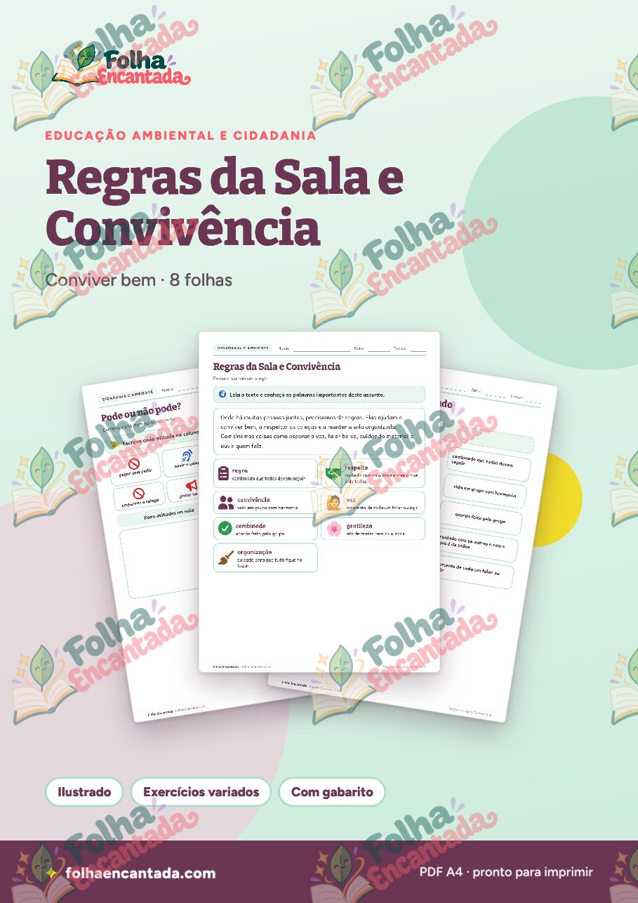 Prévia da página 1 de Regras da Sala e Convivência