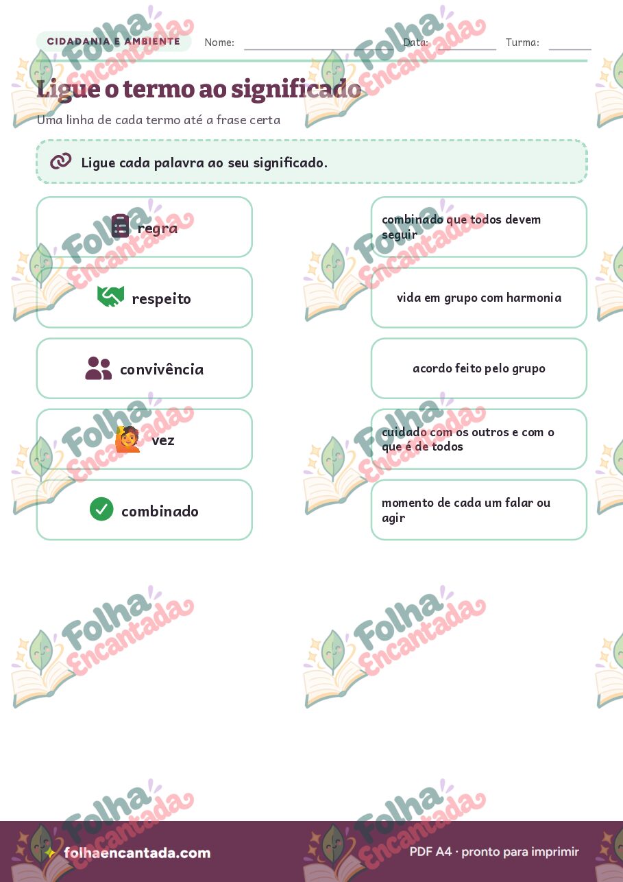 Prévia da página 3 de Regras da Sala e Convivência