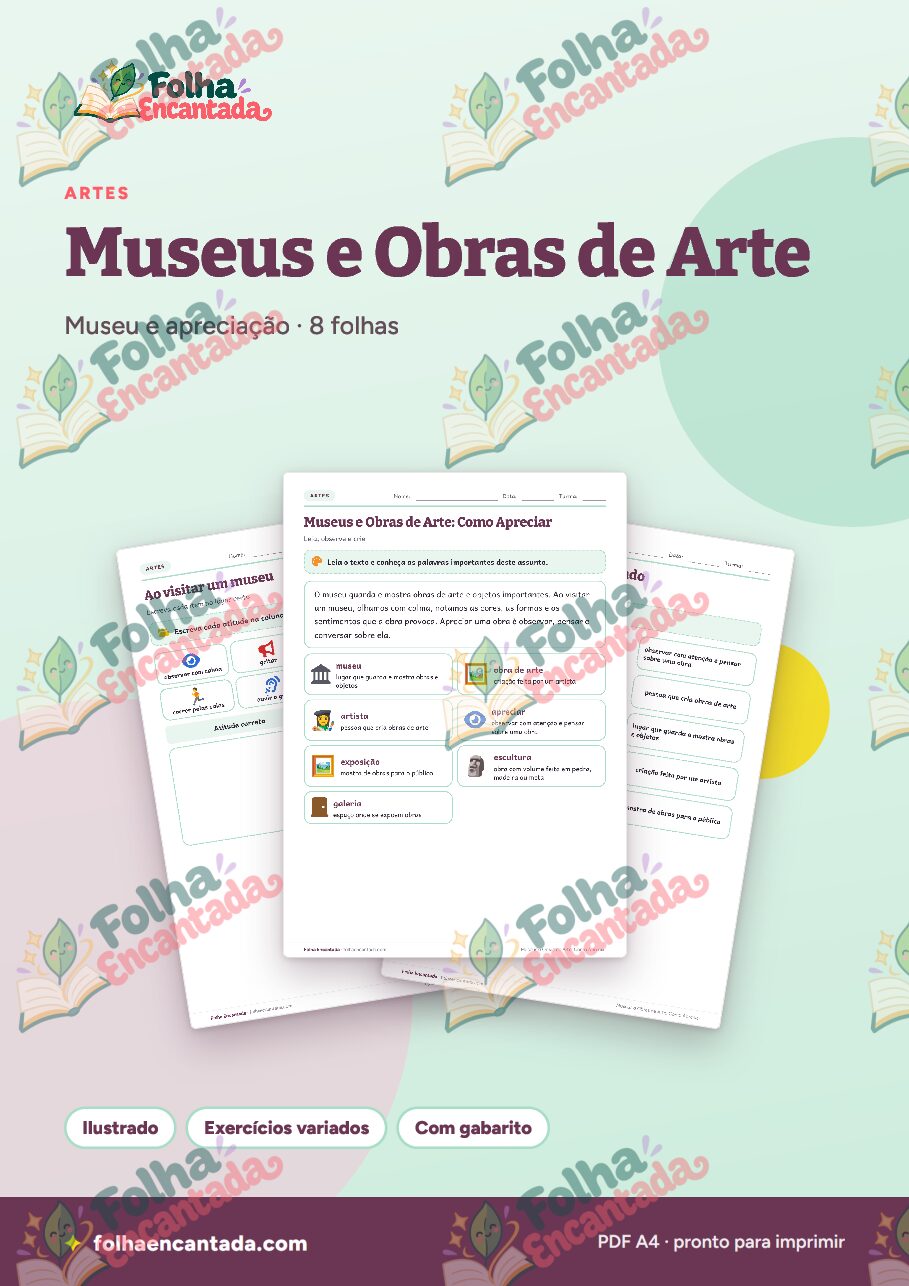 Prévia da página 1 de Museus e Obras de Arte: Como Apreciar