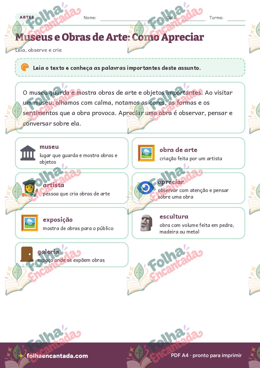 Prévia da página 2 de Museus e Obras de Arte: Como Apreciar
