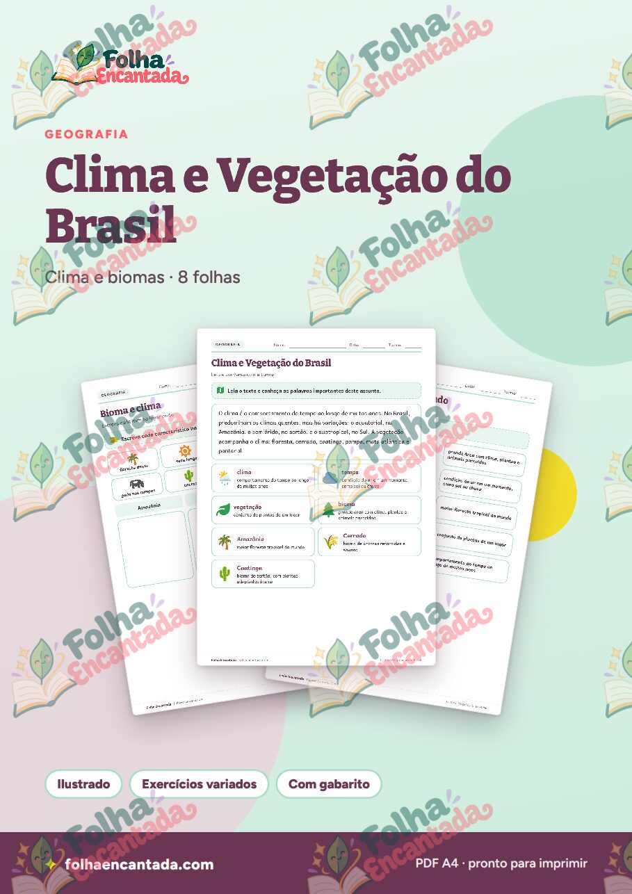 Prévia da página 1 de Clima e Vegetação do Brasil