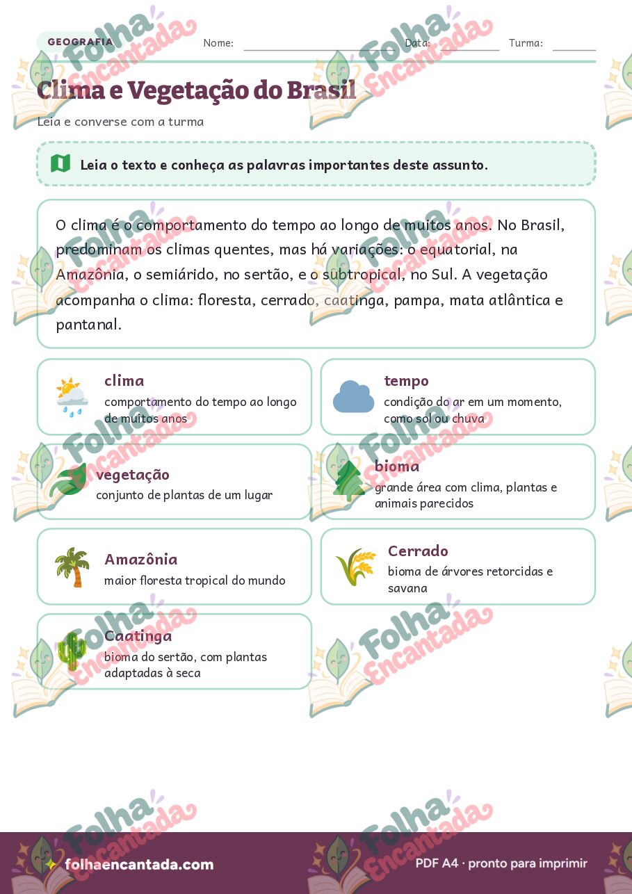 Prévia da página 2 de Clima e Vegetação do Brasil