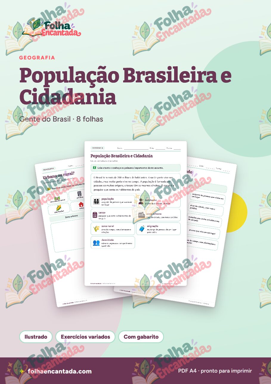 Prévia da página 1 de População Brasileira e Cidadania