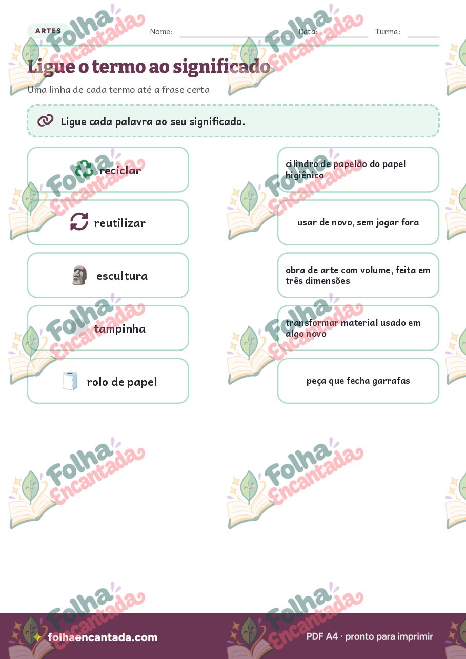 Prévia da página 3 de Arte com Materiais Recicláveis
