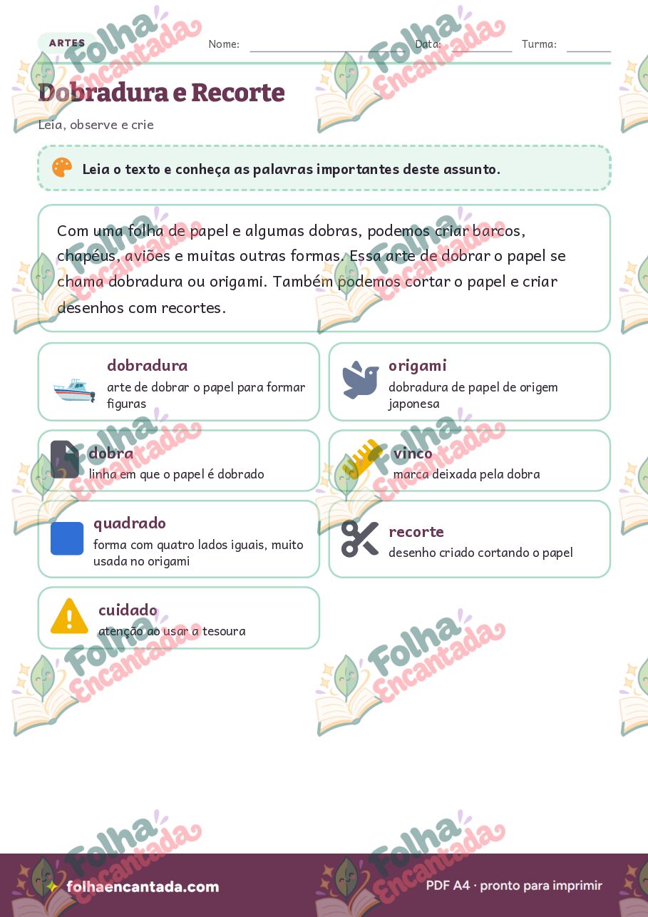 Prévia da página 2 de Dobradura e Recorte