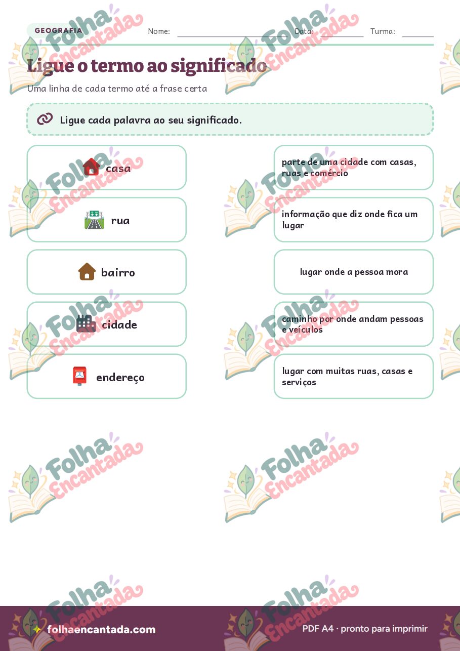 Prévia da página 3 de Meu Lugar: Casa, Rua e Bairro