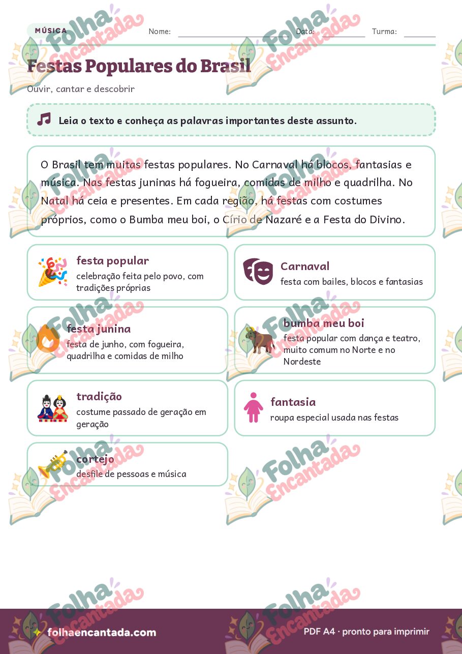 Prévia da página 2 de Festas Populares do Brasil