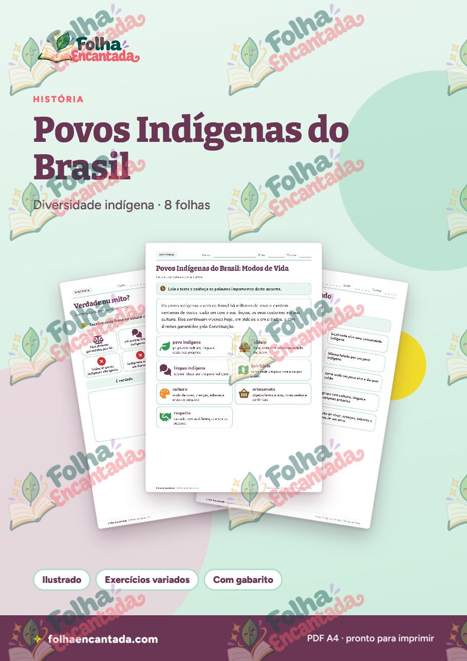 Prévia da página 1 de Povos Indígenas do Brasil: Modos de Vida