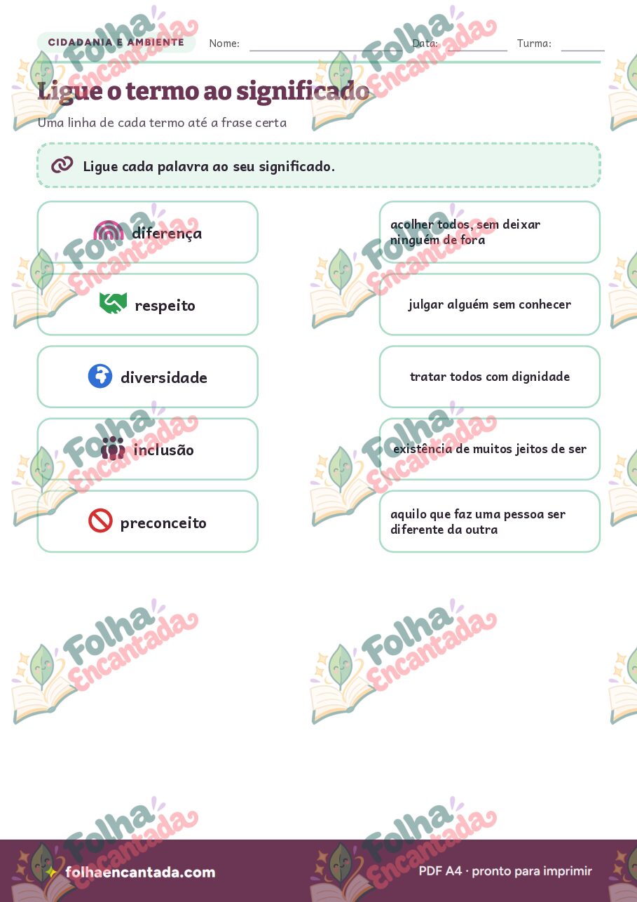 Prévia da página 3 de Respeito às Diferenças