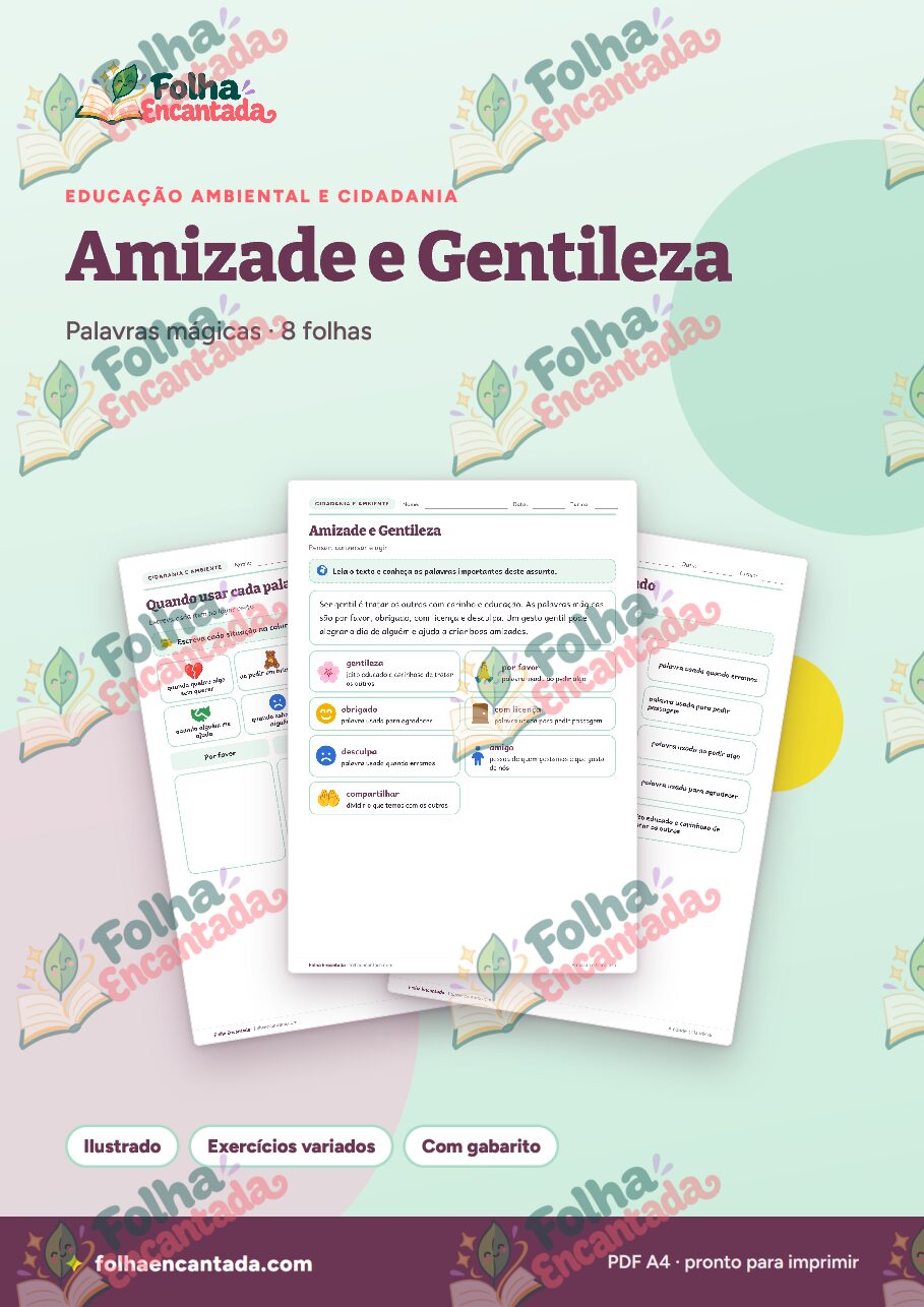 Prévia da página 1 de Amizade e Gentileza
