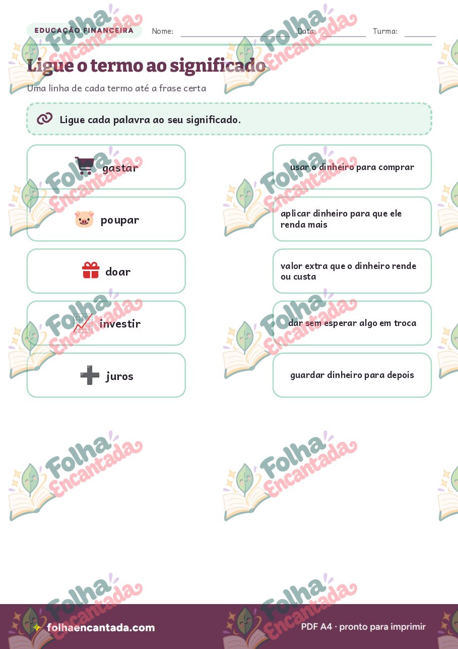 Prévia da página 3 de Gastar, Poupar, Doar e Investir