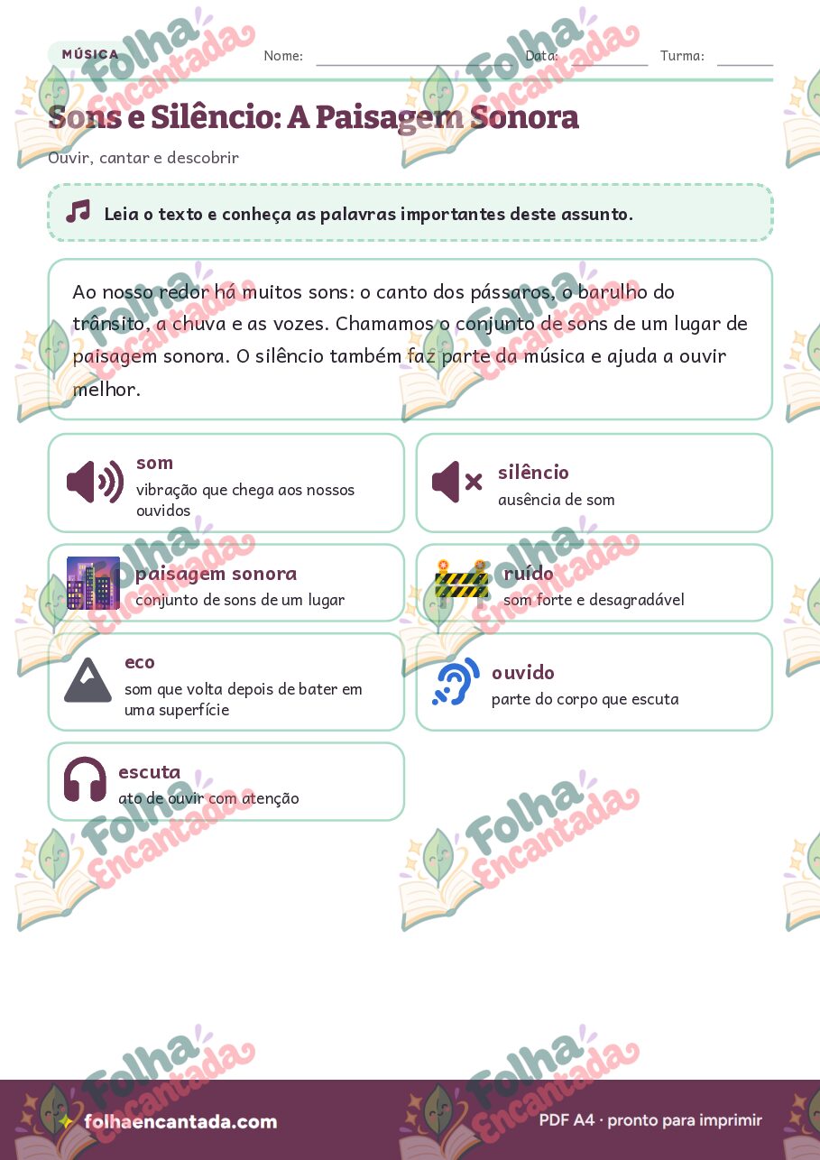 Prévia da página 2 de Sons e Silêncio: A Paisagem Sonora