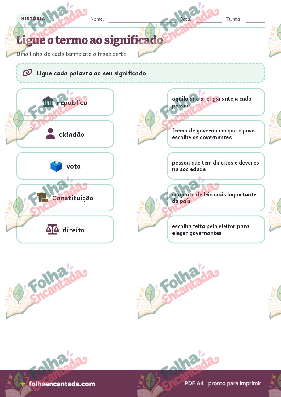 Prévia da página 3 de República e Cidadania: Direitos e Deveres