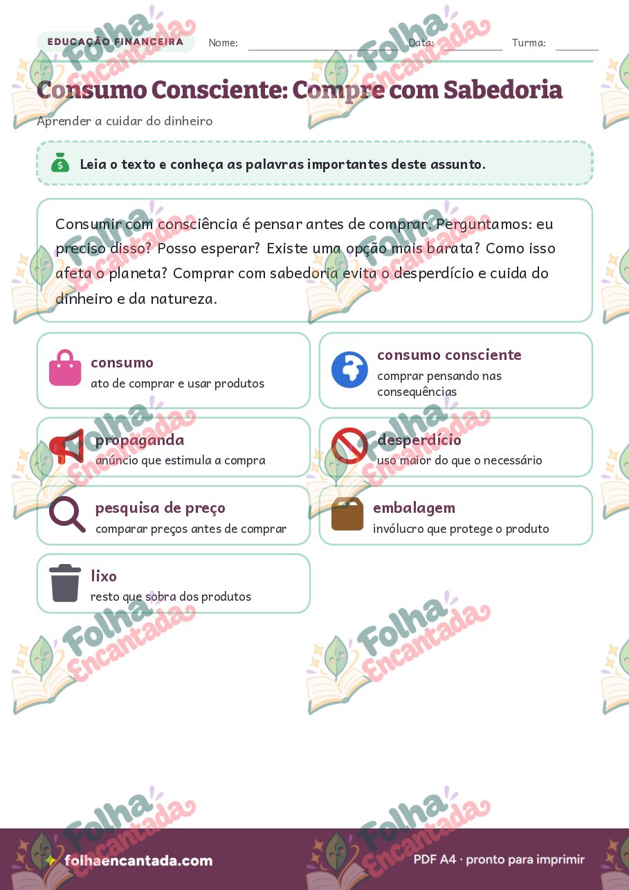 Prévia da página 2 de Consumo Consciente: Compre com Sabedoria