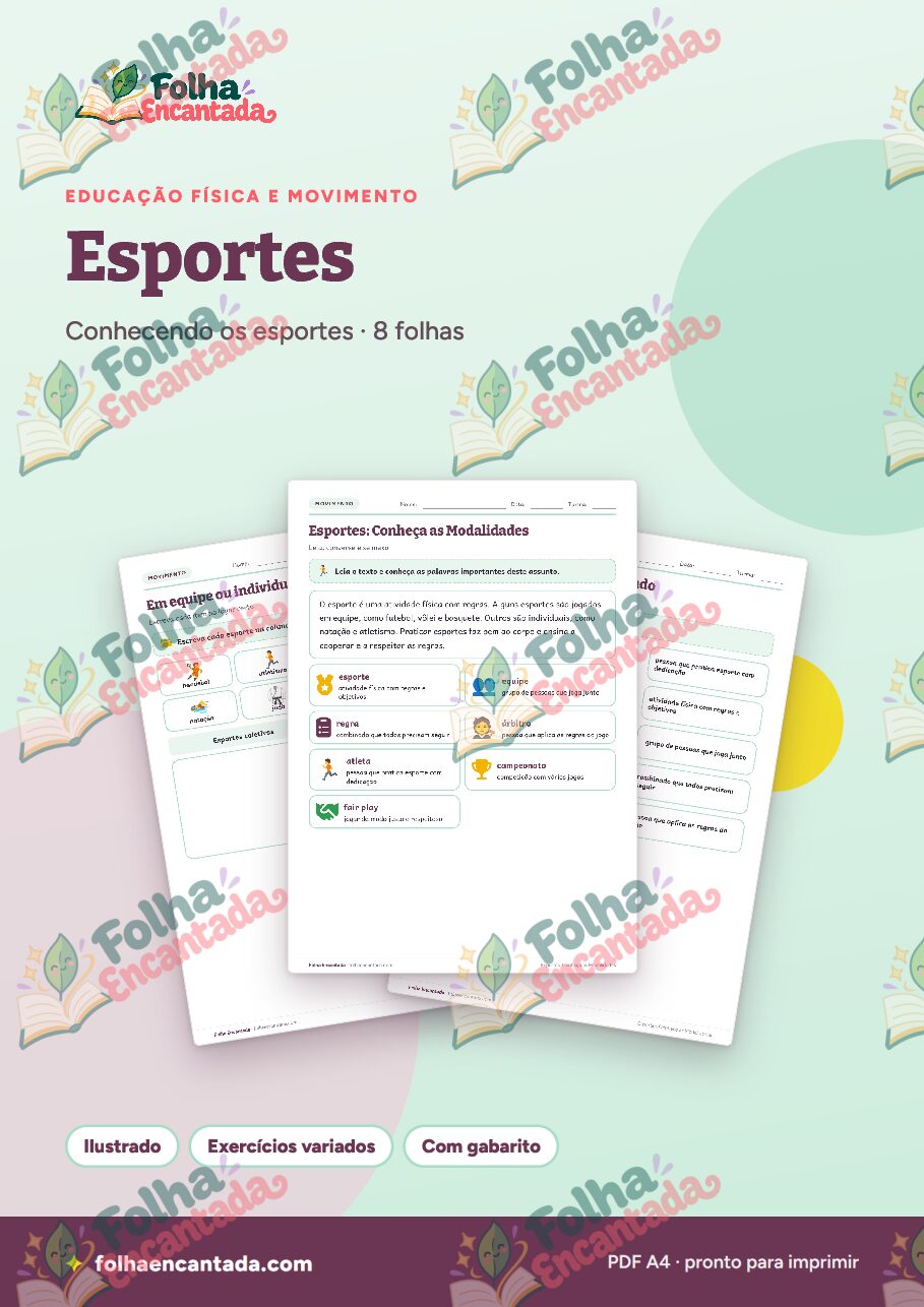 Prévia da página 1 de Esportes: Conheça as Modalidades