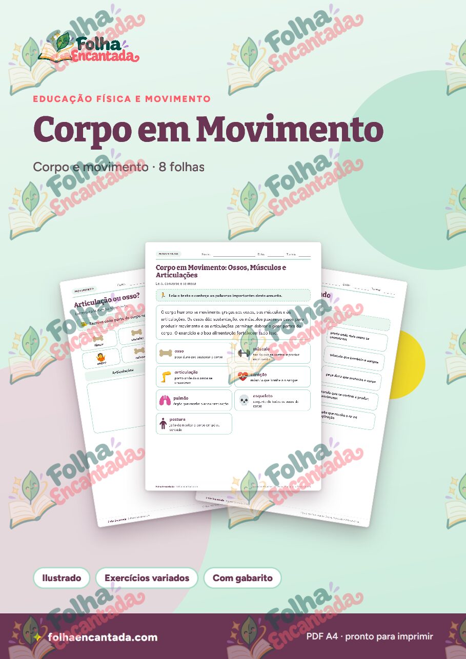 Prévia da página 1 de Corpo em Movimento: Ossos, Músculos e Articulações
