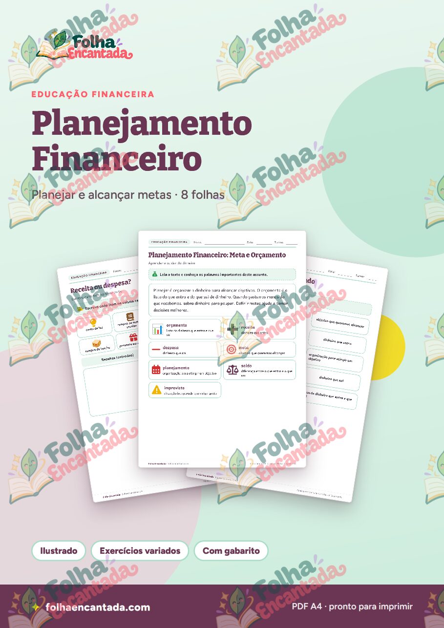 Prévia da página 1 de Planejamento Financeiro: Meta e Orçamento