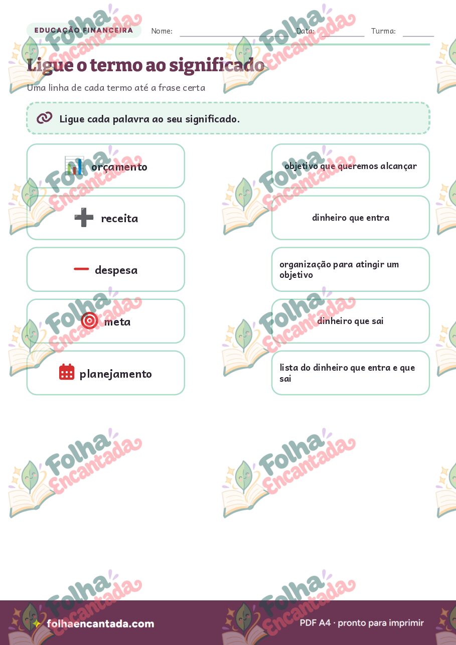 Prévia da página 3 de Planejamento Financeiro: Meta e Orçamento