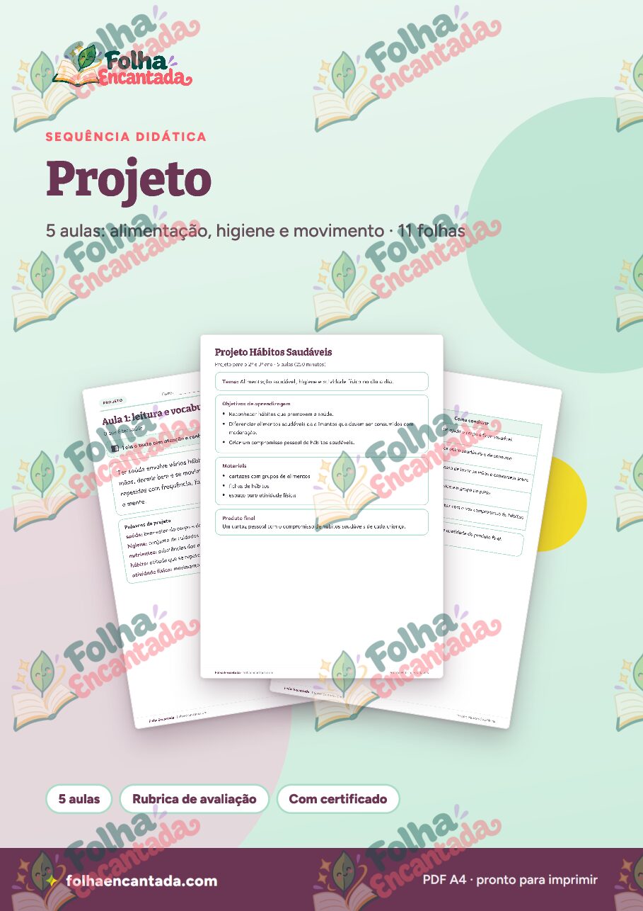 Prévia da página 1 de Projeto: Hábitos Saudáveis