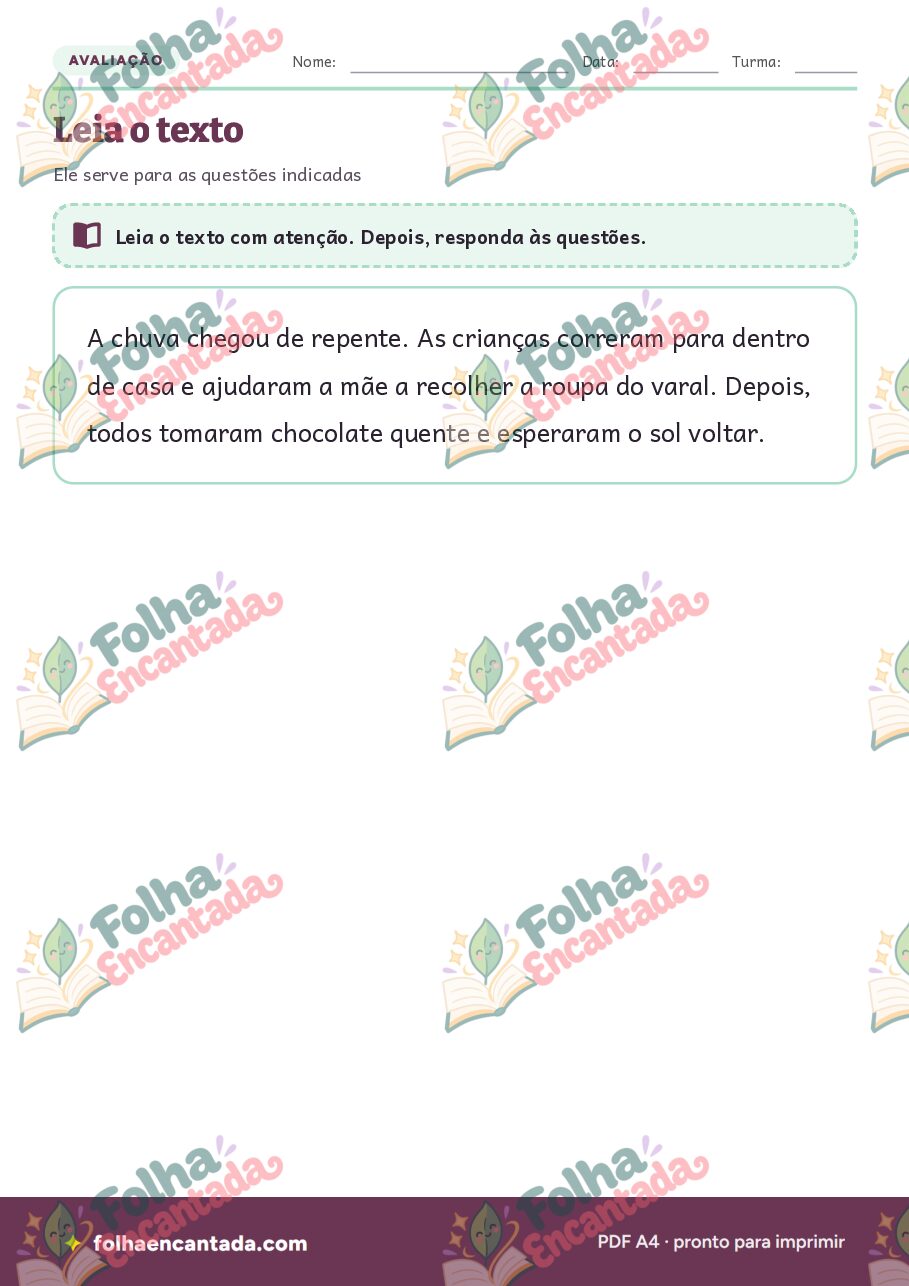 Prévia da página 3 de Simulado de Português: 3º ano
