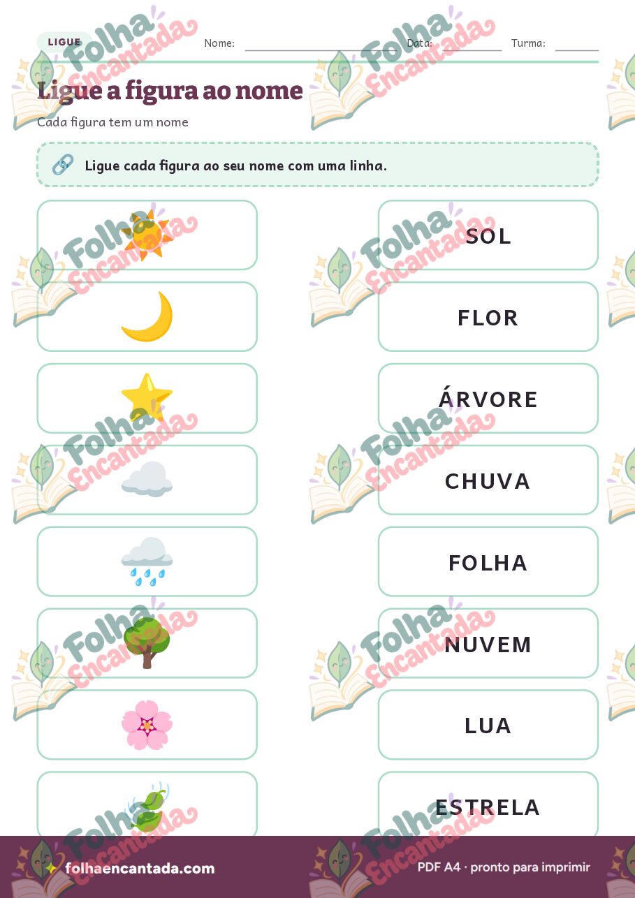 Prévia da página 3 de Ditado Ilustrado: Elementos da Natureza